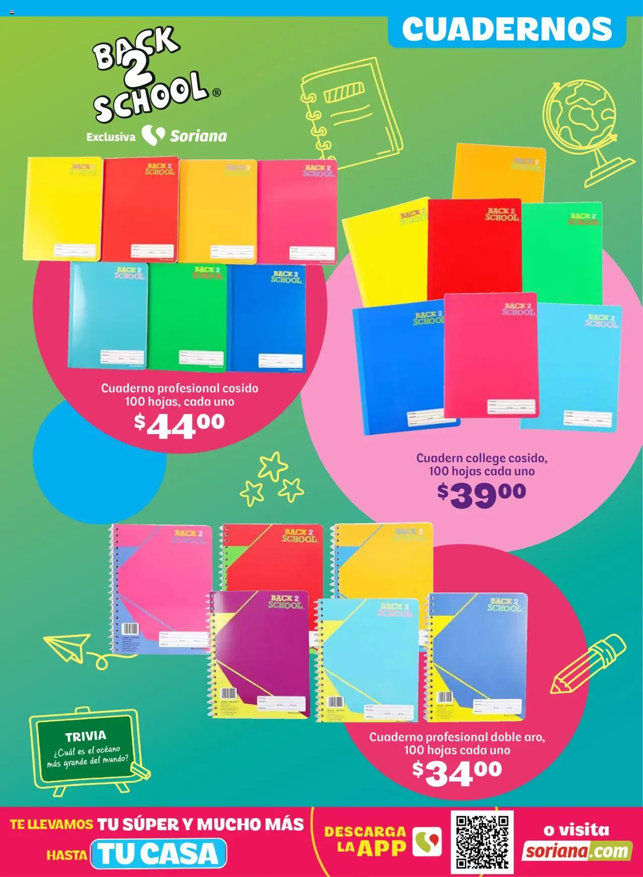 Soriana - Regresa a clases bien listo Híper y Súper Nacional - página 3- válido desde 18/07/2025