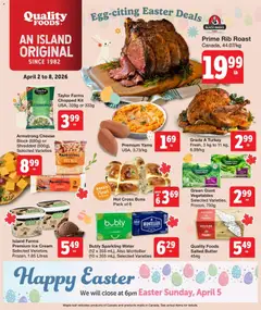 Preview Quality Foods weekly flyer / circulaire valid from Apr 2, 2026