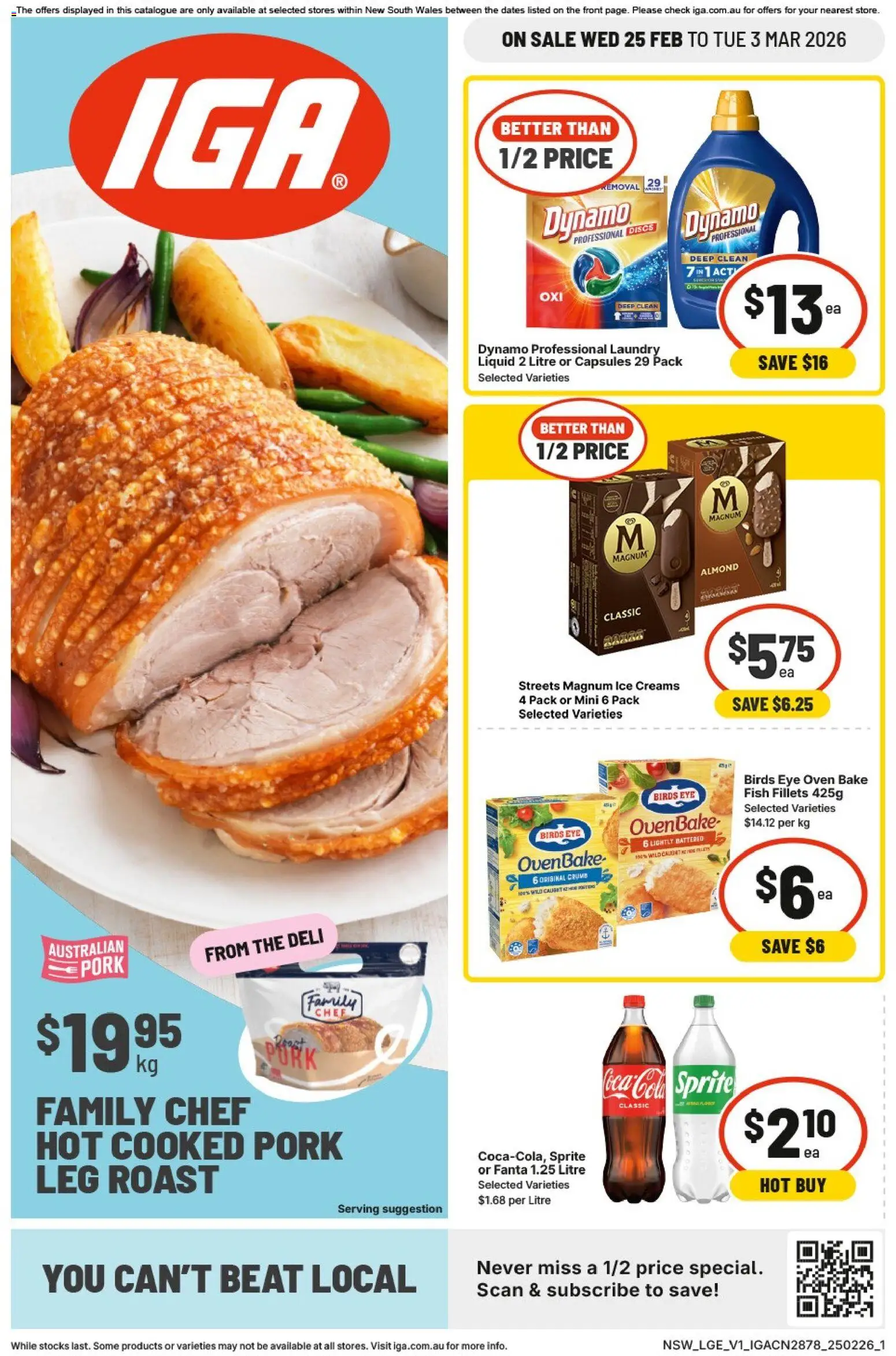 IGA Catalogue NSW - page 1- valid from 25/02/2026
