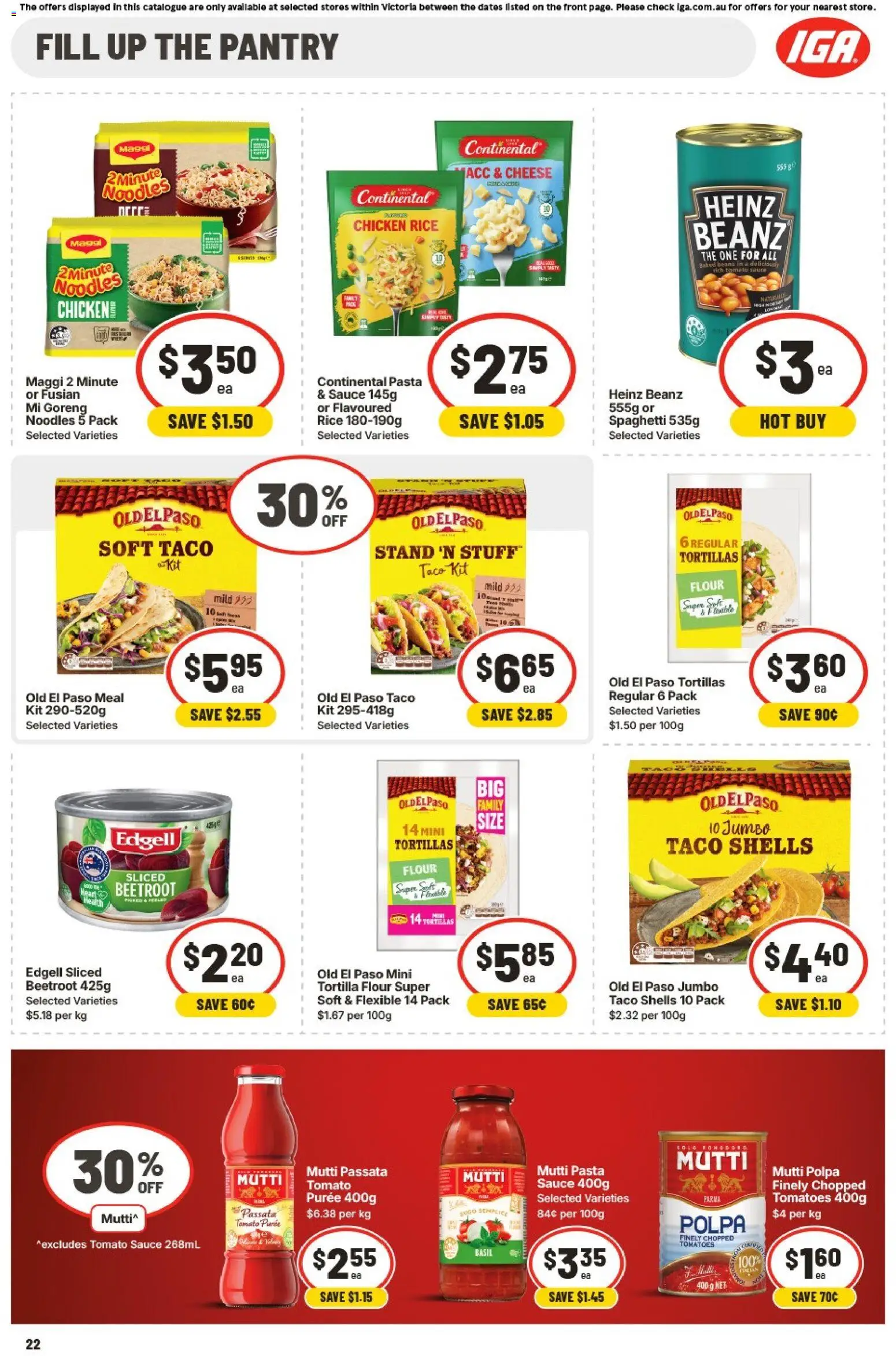 IGA catalogue  - page 25- valid from 04/03/2026