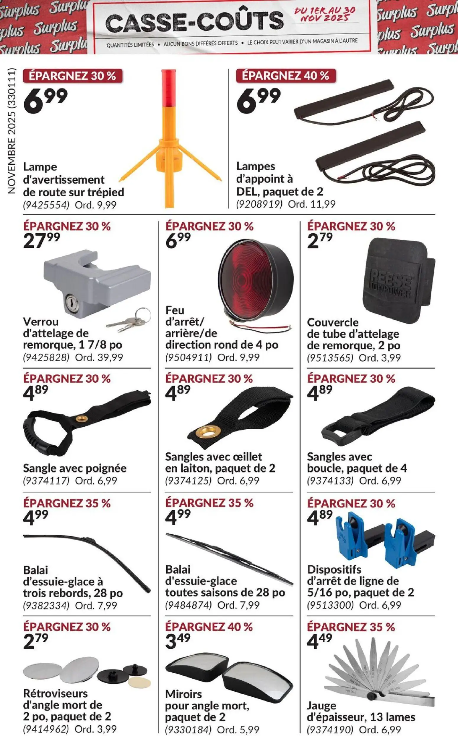 Princess Auto - Casse-Coûts - page 2- valid from Nov 1, 2025