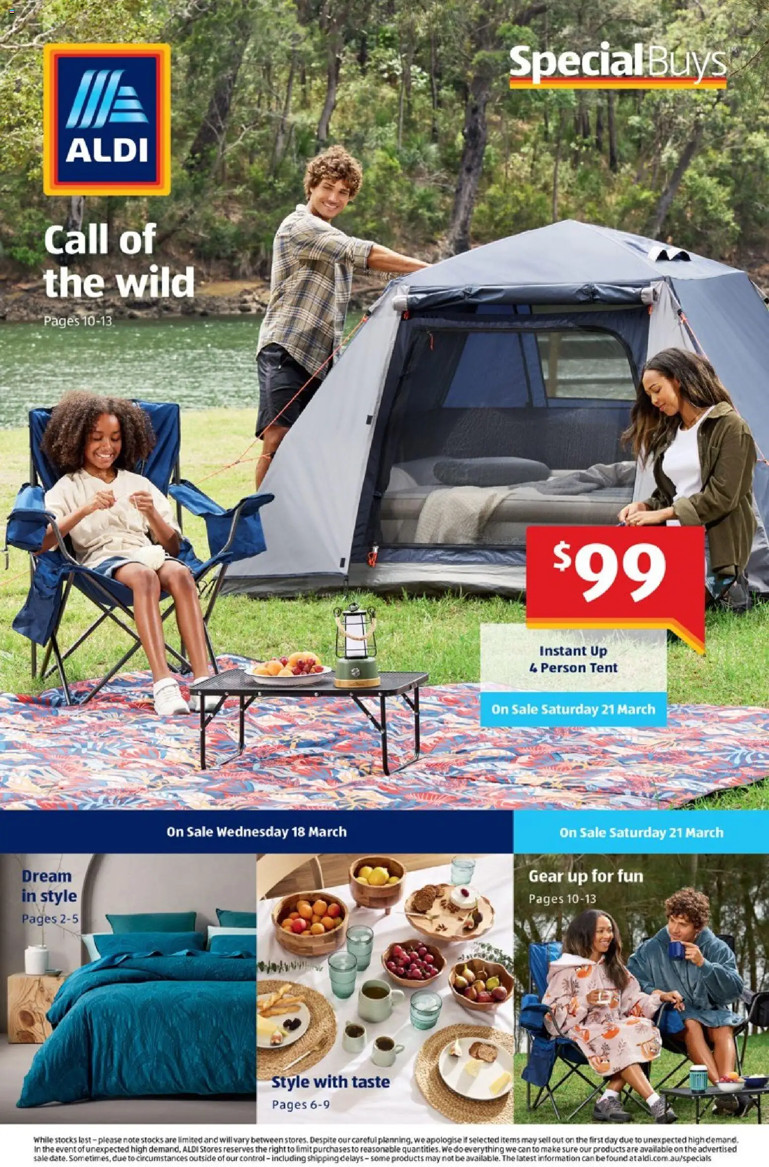 Aldi catalogue  - page 1- valid from 18/03/2026