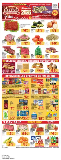 Preview El Rancho Weekly Ad valid from 12/26/2025