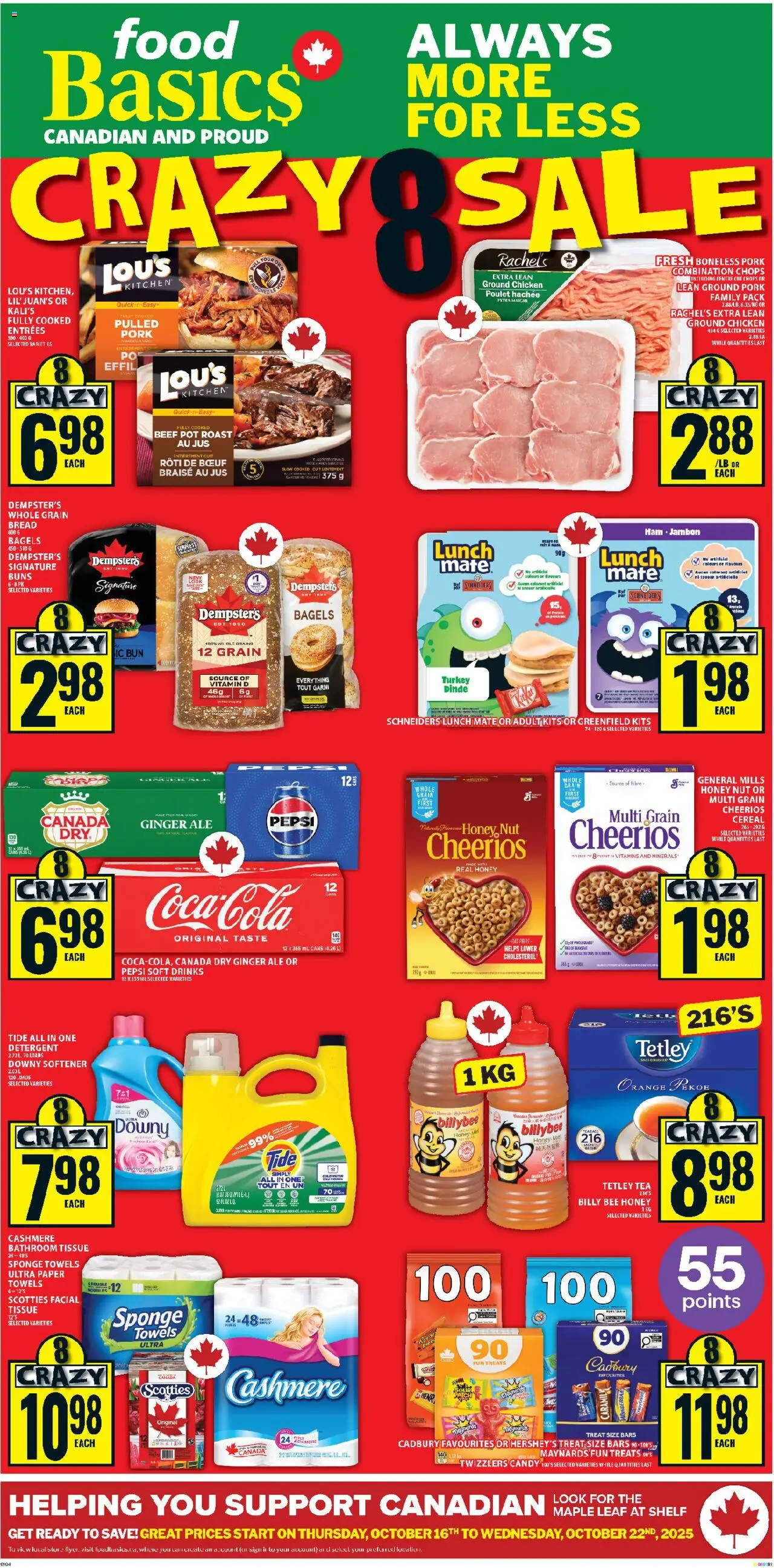 Food Basics weekly flyer / circulaire - page 1- valid from Oct 16, 2025
