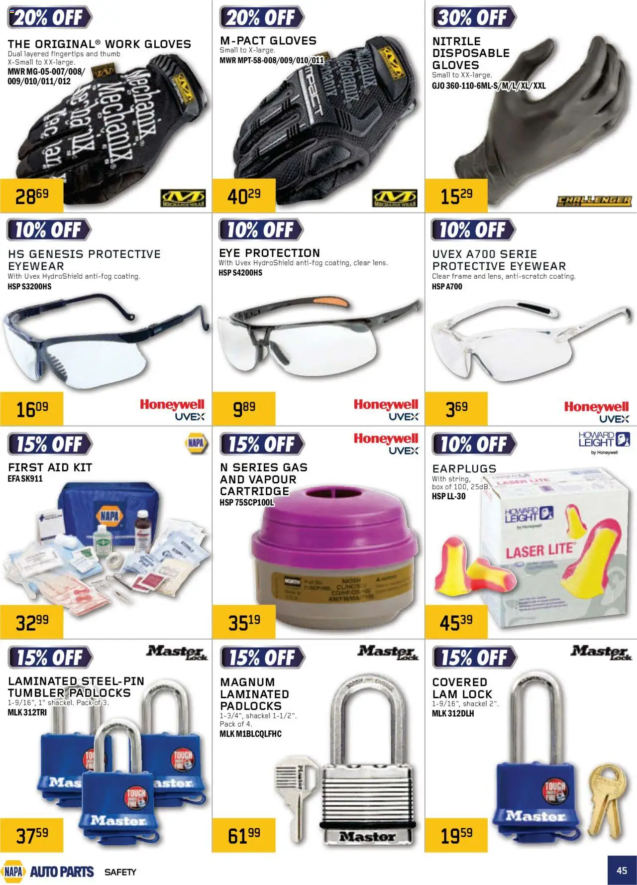 NAPA Auto Parts - Real Deals - page 45- valid from Oct 1, 2025