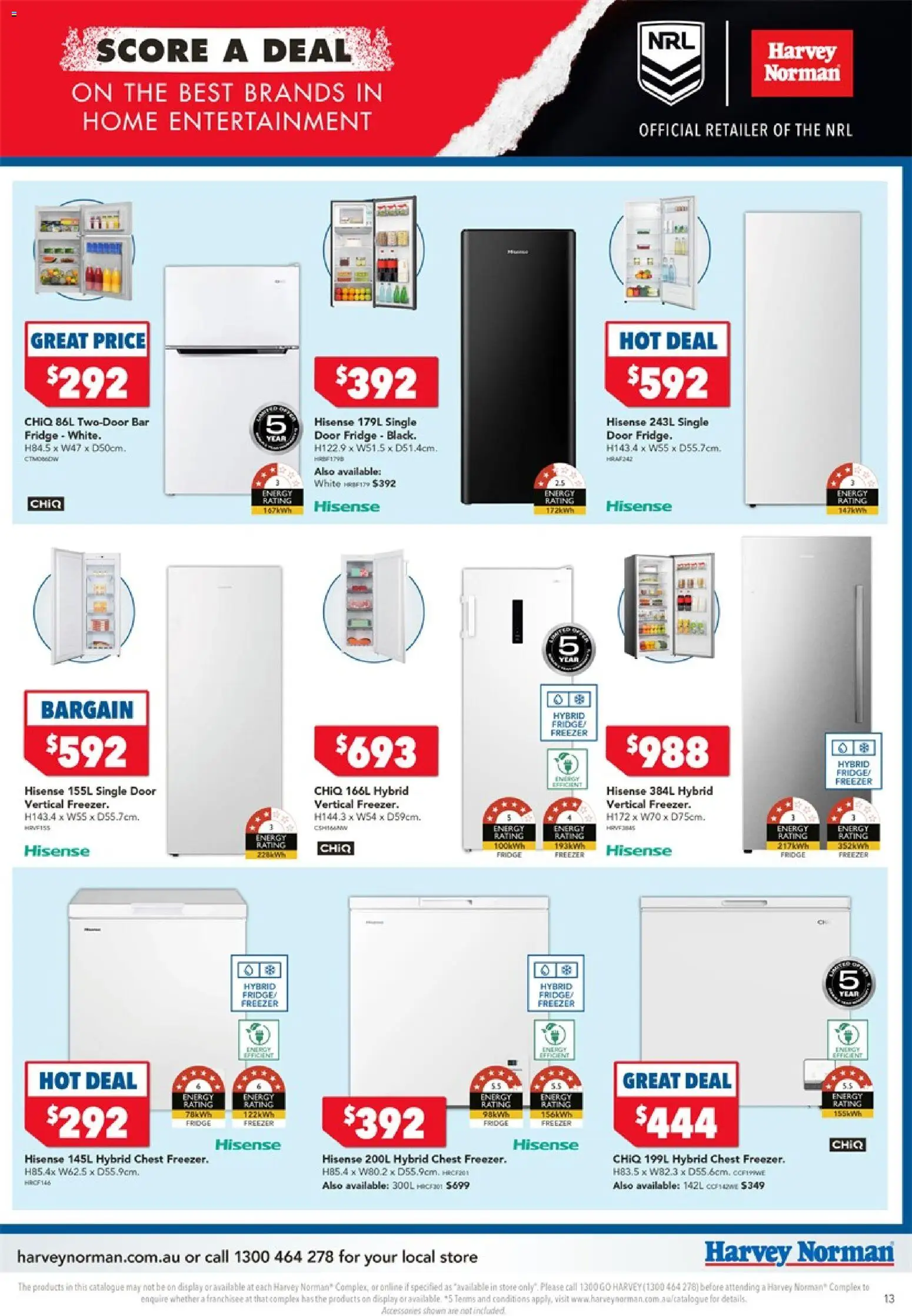 Harvey Norman Catalogue  - page 13- valid from 26/02/2026