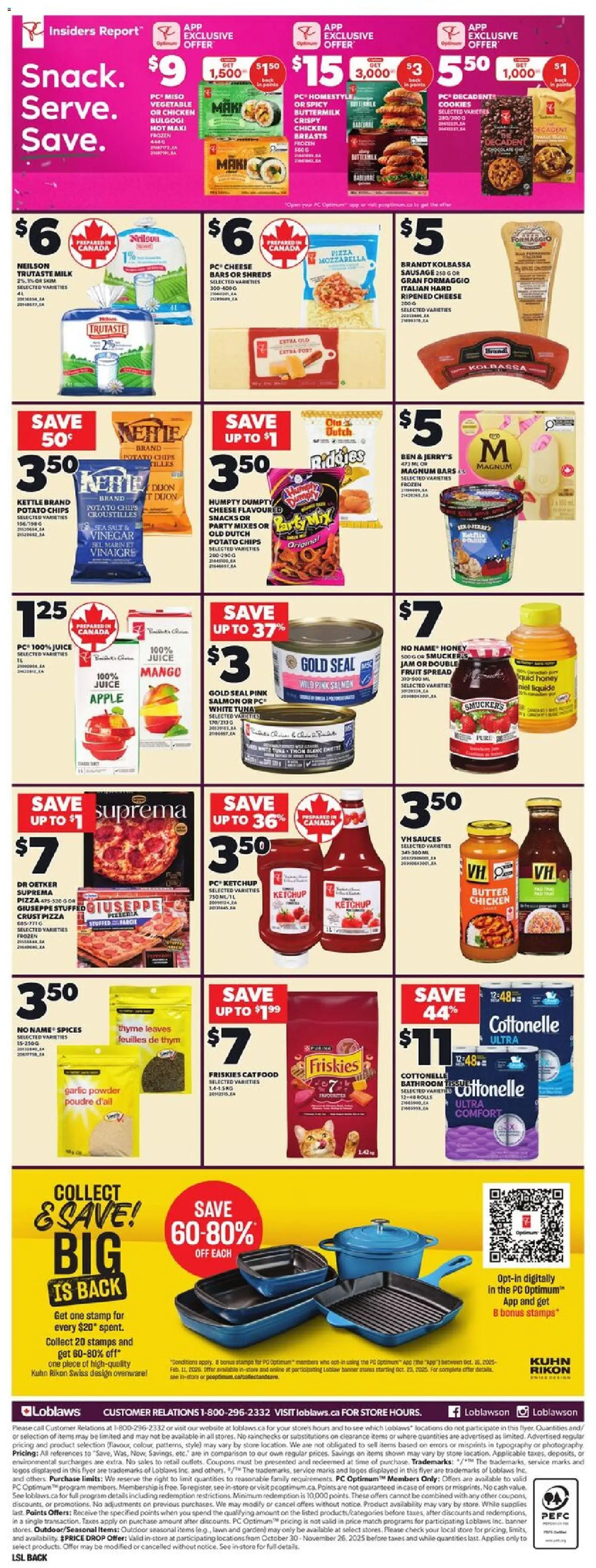 Loblaws weekly flyer / circulaire - page 4- valid from Nov 13, 2025