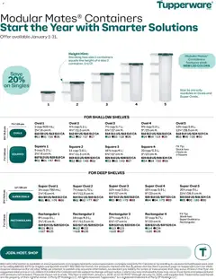 Preview Tupperware weekly flyer valid from Jan 1, 2026