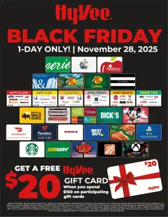 Preview HyVee Black Friday valid from 11/28/2025