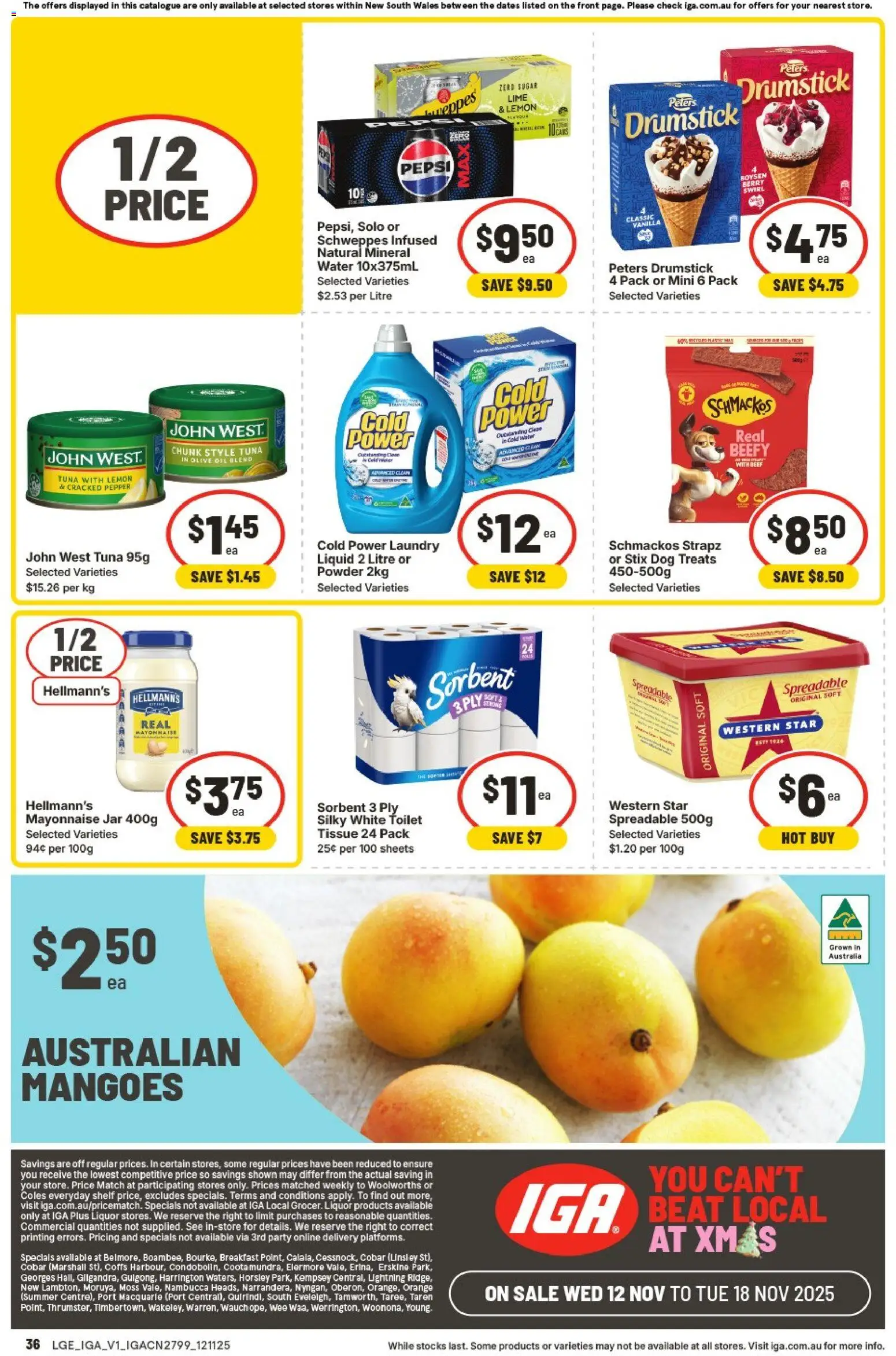 IGA Catalogue NSW - page 5- valid from 12/11/2025