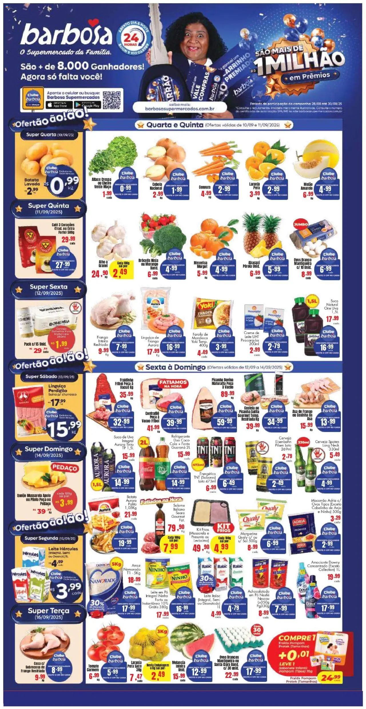 Barbosa Supermercados - Ofertas da semana - página 1- válido a partir de 10/09/2025
