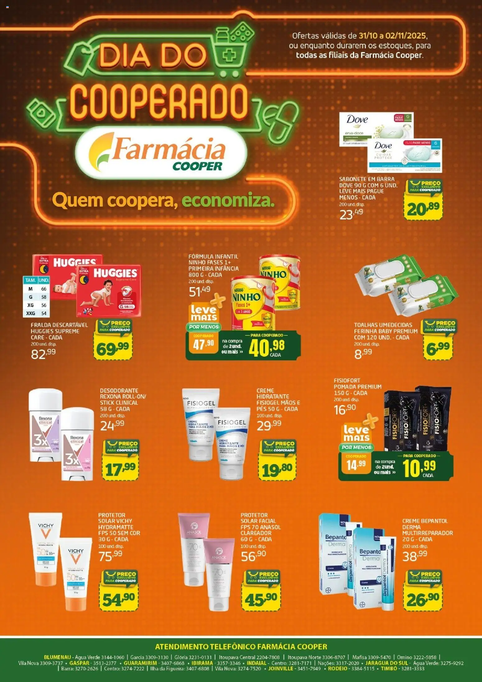 Cooper - Ofertas Dia do Cooperado - página 1- válido a partir de 31/10/2025

