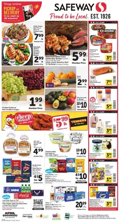 Preview Safeway Weekly Ad valid from 04/08/2026