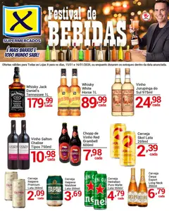 Pré-visualização X Supermercados - Ofertas Festival de Bebidas válida a partir de 15/01/2026