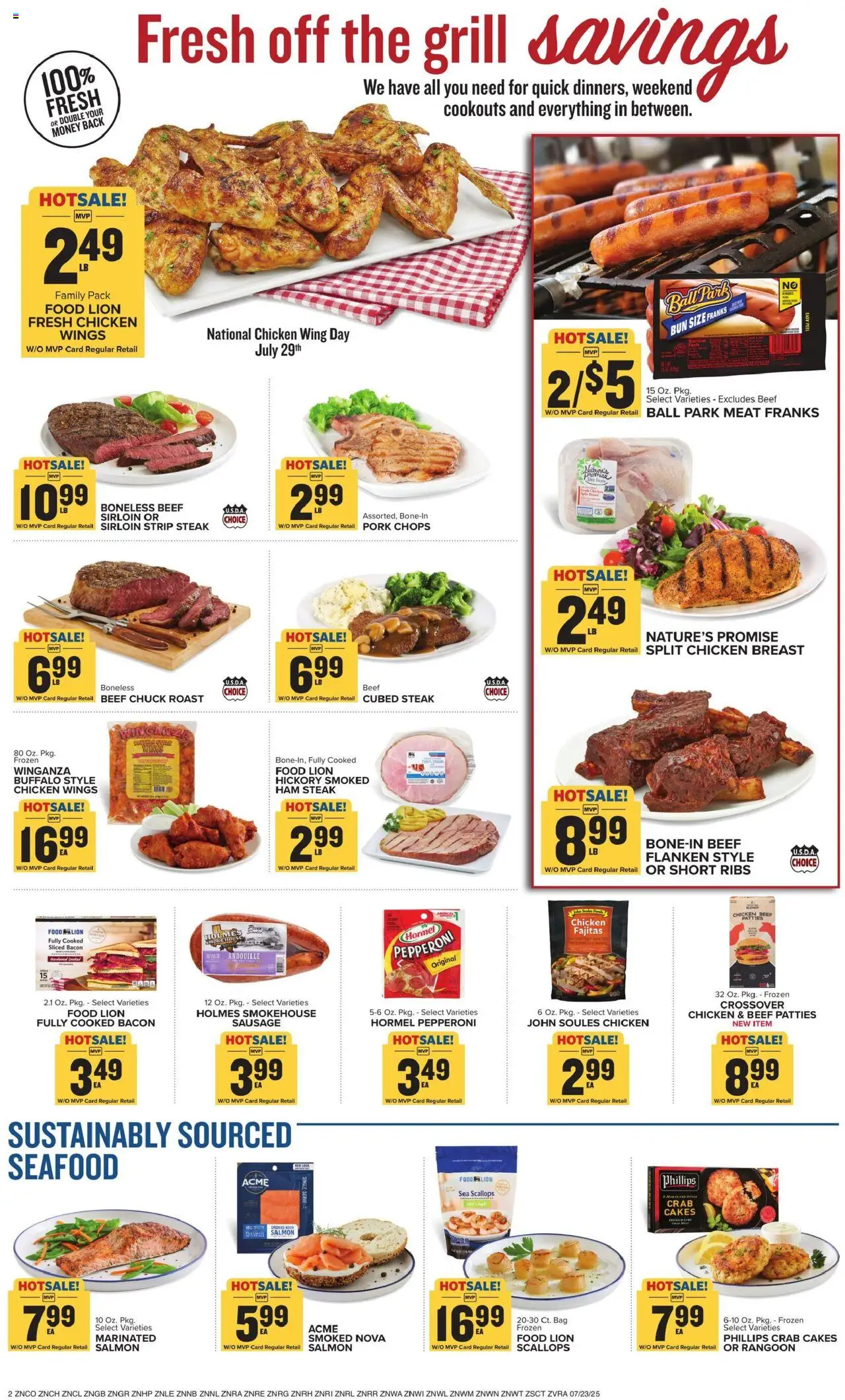 Food Lion Weekly Ad - page 3- valid from 07/23/2025
