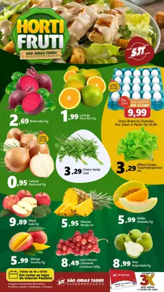 Pré-visualização São Judas Tadeu - Ofertas Hortifruti válida a partir de 16/09/2025