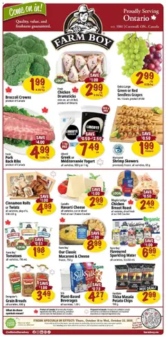 Preview Farm Boy weekly flyer / circulaire valid from Oct 16, 2025