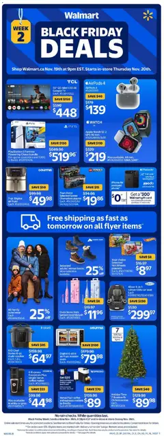 Preview Walmart Black Friday Flyer valid from Nov 19, 2025