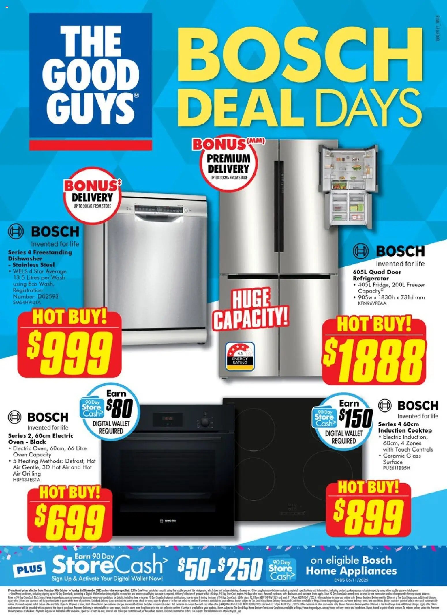 The Good Guys Bosch Deal Days - page 1- valid from 29/10/2025