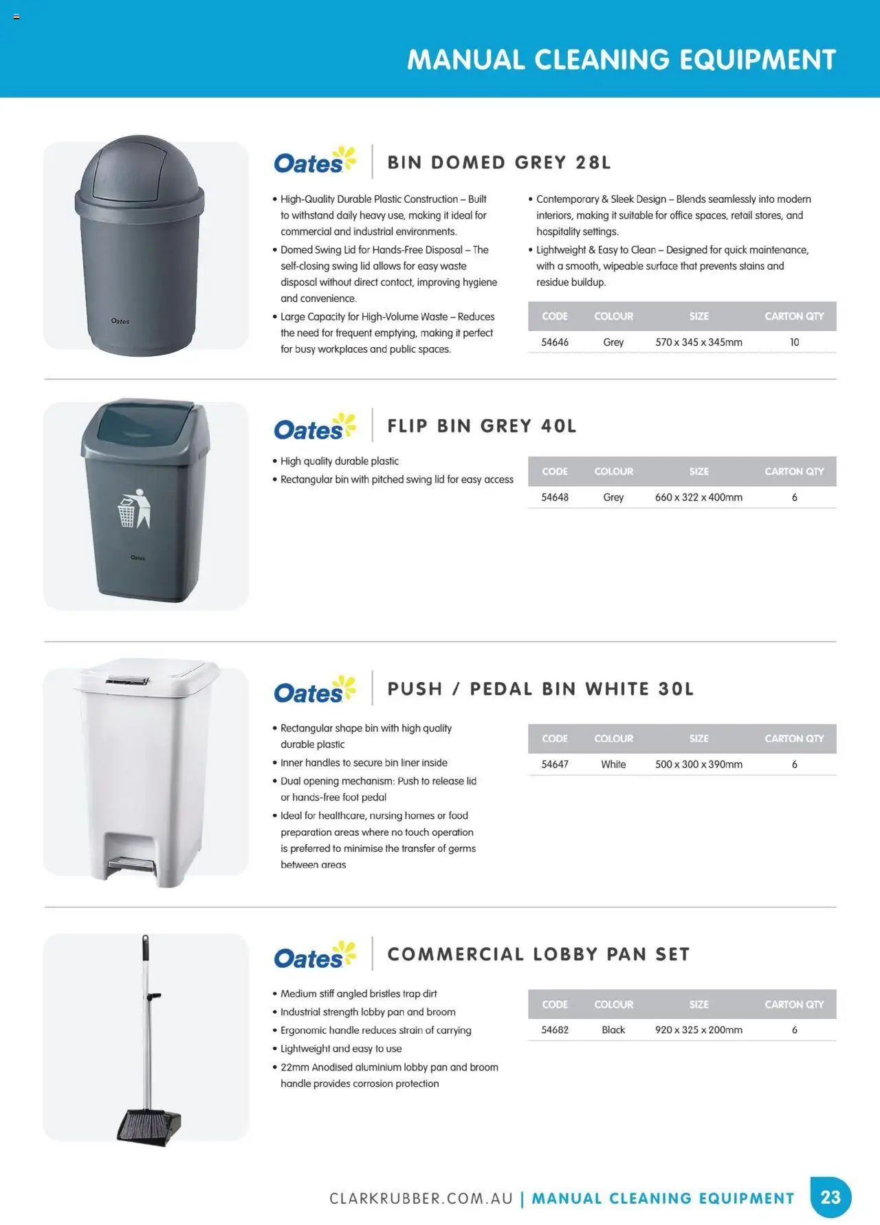 Clark Rubber Catalogue  - page 23- valid from 05/05/2025