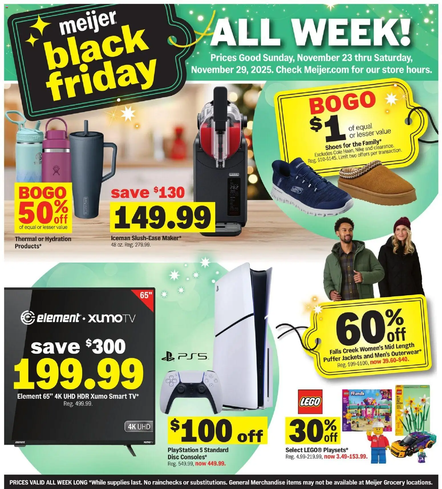 Meijer Black Friday - page 1- valid from 11/23/2025