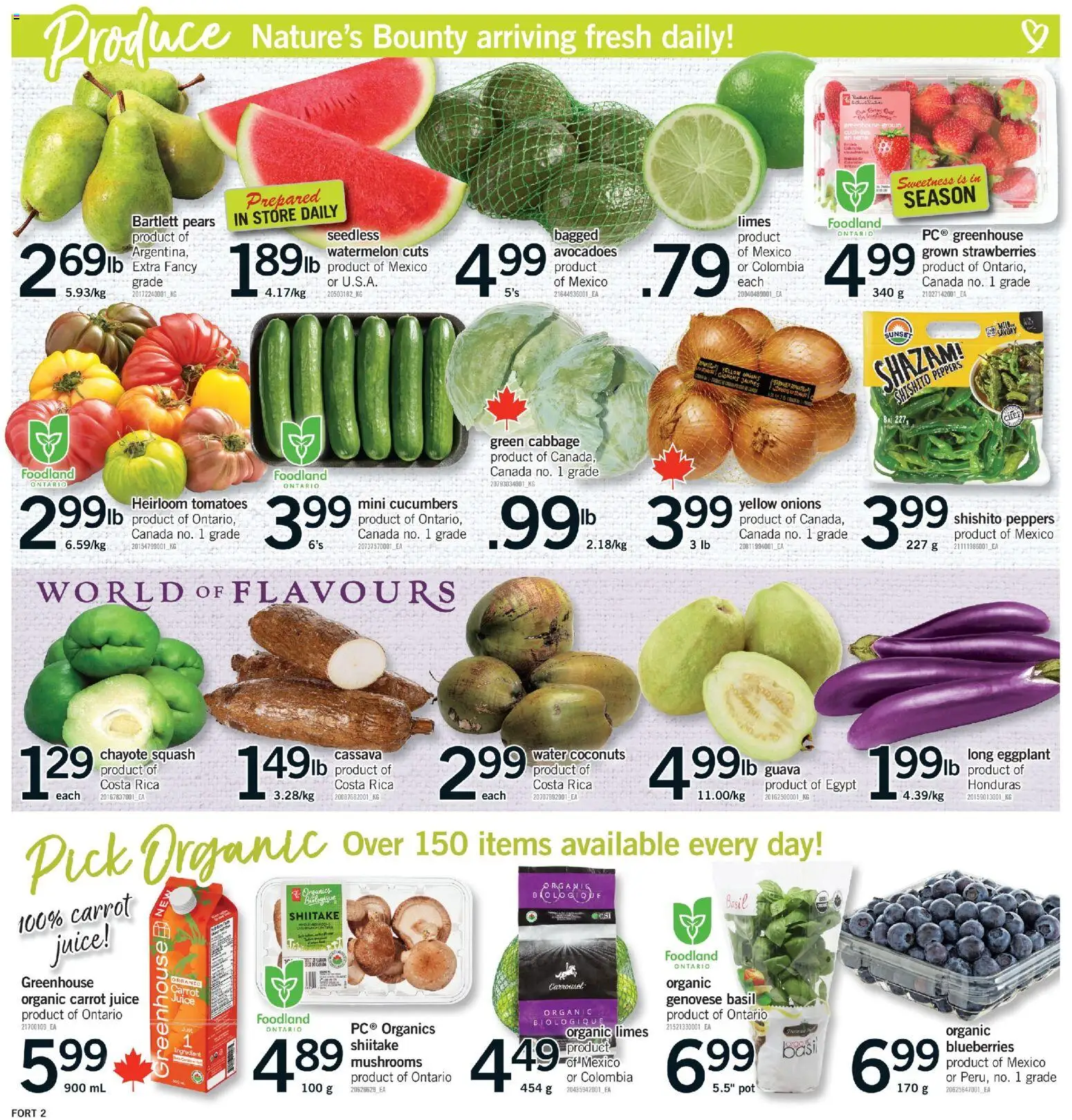 Fortinos weekly flyer / circulaire - page 3- valid from Apr 16, 2026