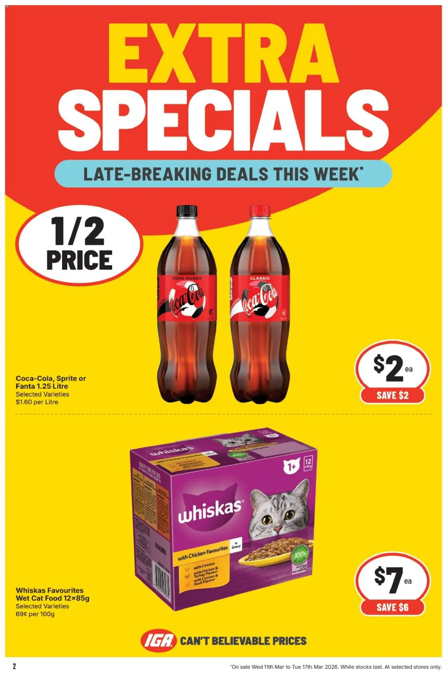 IGA catalogue  - page 3- valid from 11/03/2026