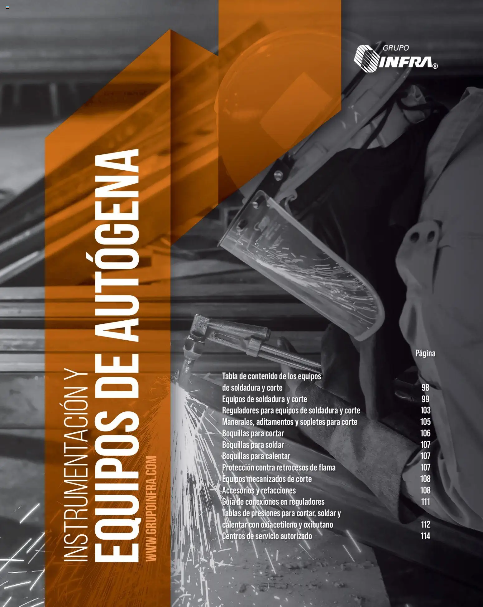 Infra catálogo Welding and flame cutting equipment - página 1- válido desde 28/01/2026