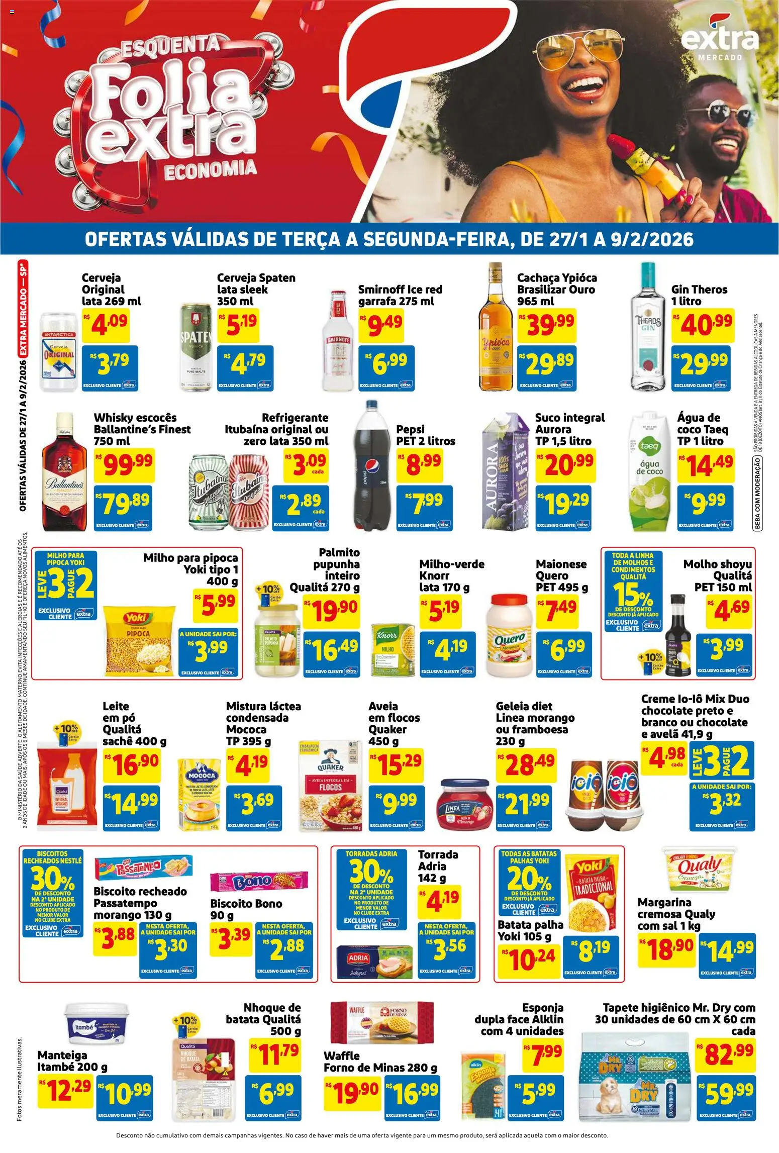 Extra - Ofertas de Mercado Quinzenal - página 1- válido a partir de 27/01/2026
