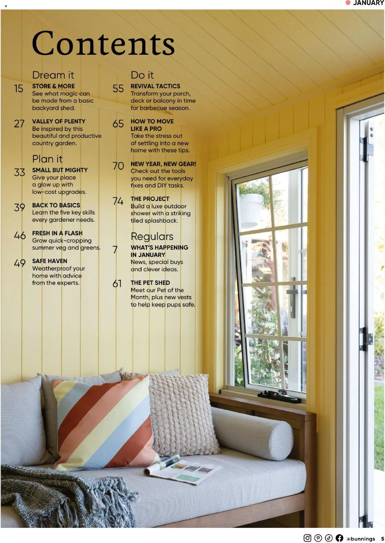 Catalogue Bunnings Warehouse January - page 5- valid from 01/01/2026