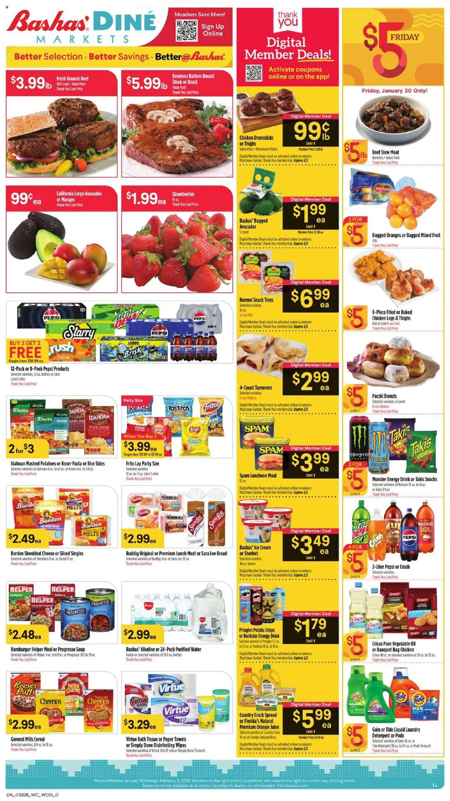 Basha's Dine - page 1- valid from 01/28/2026