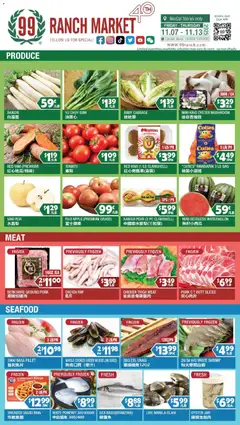 Preview 99 Ranch Market Perishables valid from 11/07/2025