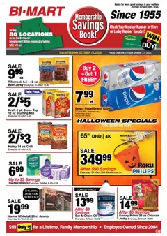 Preview Bi-Mart Weekly Ad valid from 10/14/2025