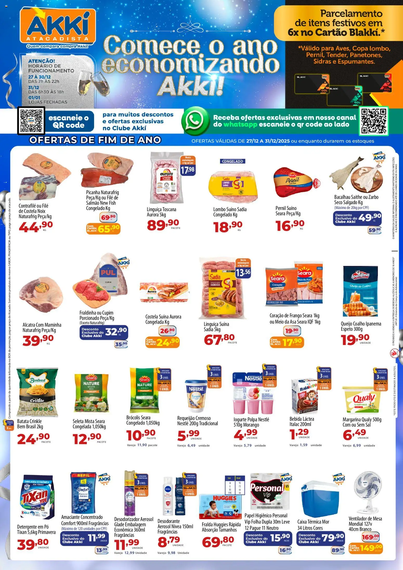 Akki Atacadista - Ofertas da semana - página 1- válido a partir de 27/12/2025
