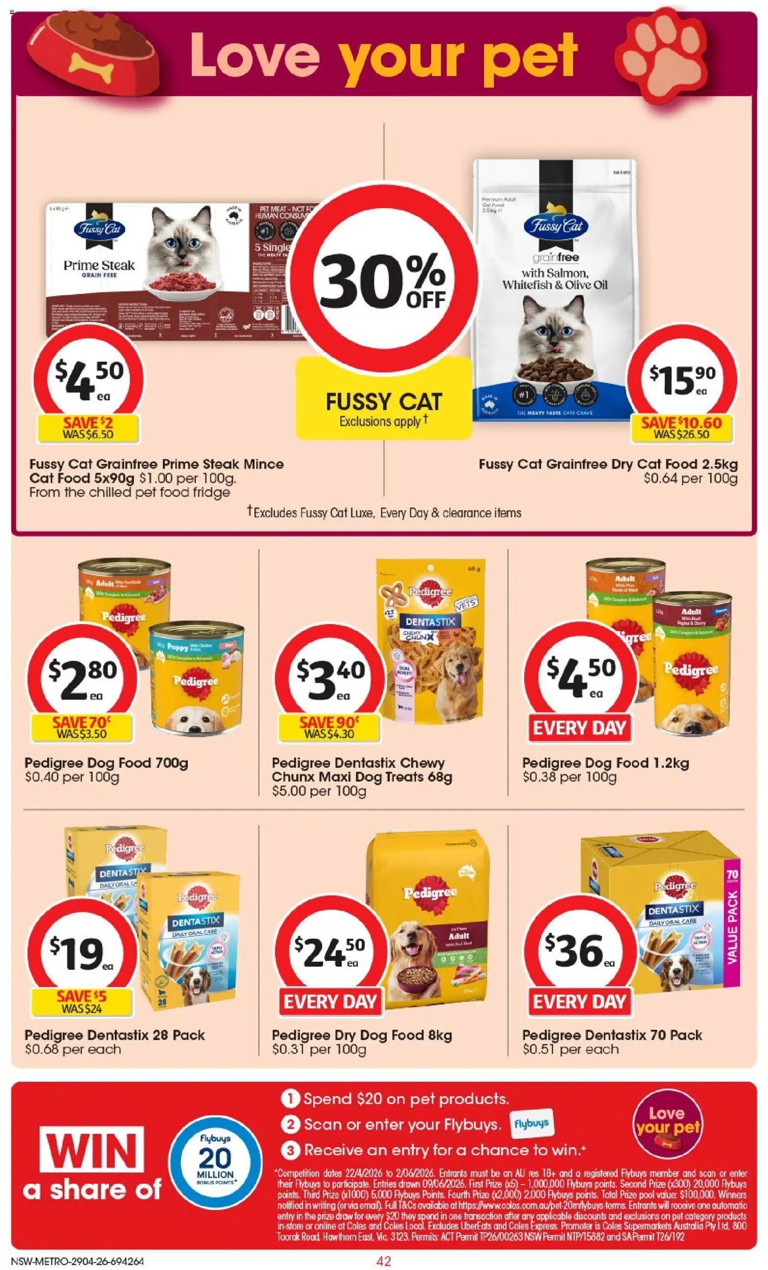 Coles catalogue  - page 42- valid from 29/04/2026