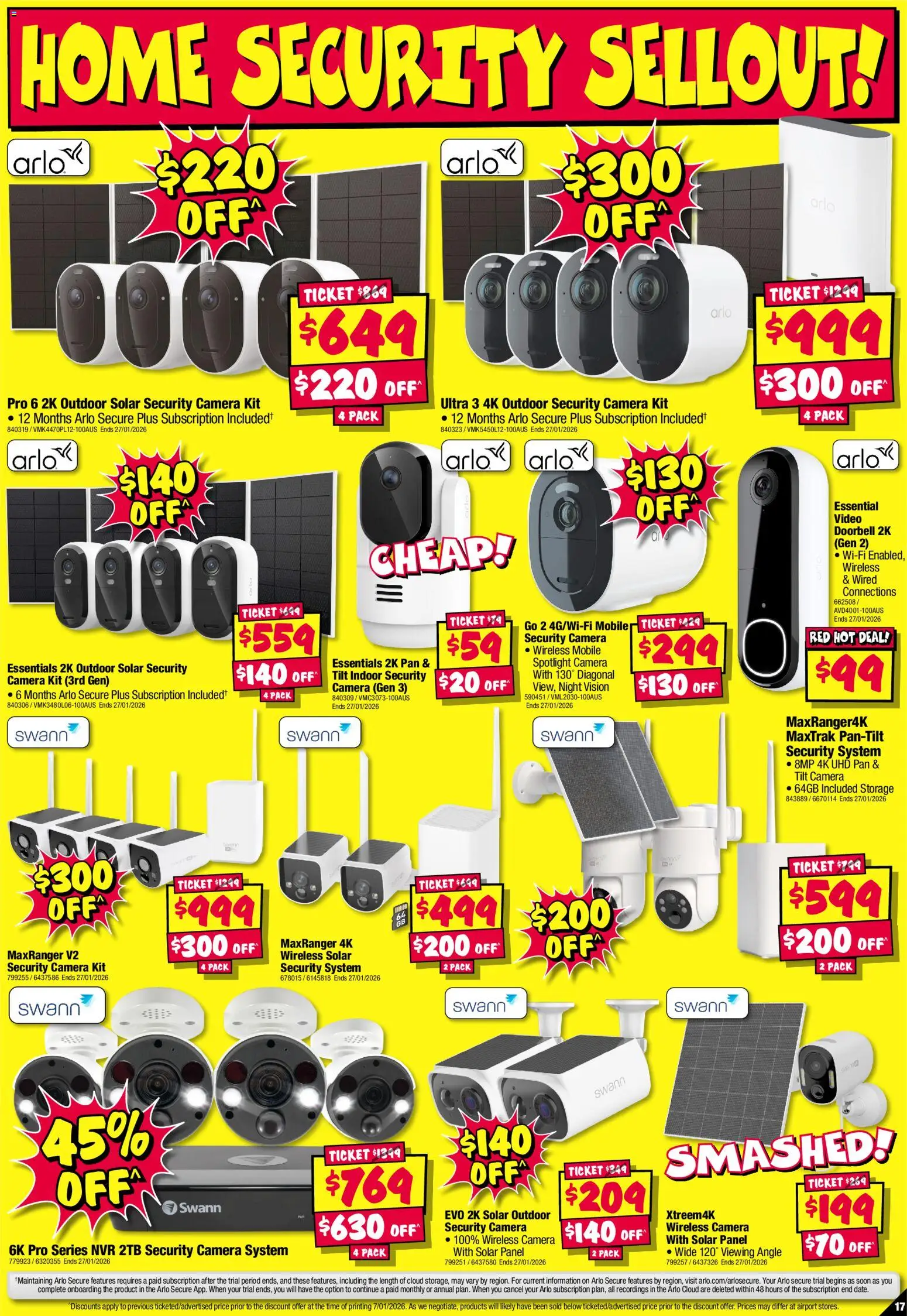 JB Hi-Fi Big Brand Sellout - page 17- valid from 15/01/2026