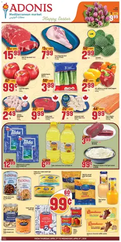 Preview Adonis weekly flyer valid from Apr 2, 2026
