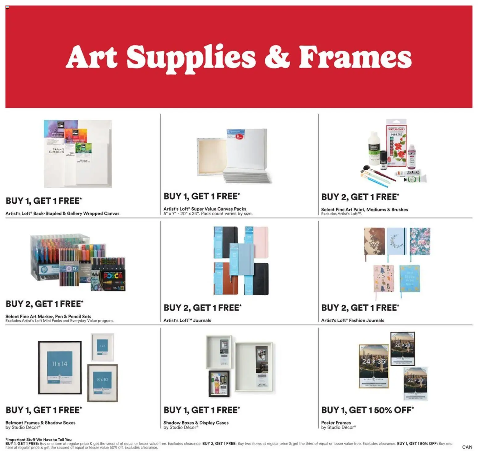 Michaels weekly flyer / circulaire - page 4- valid from Jan 16, 2026