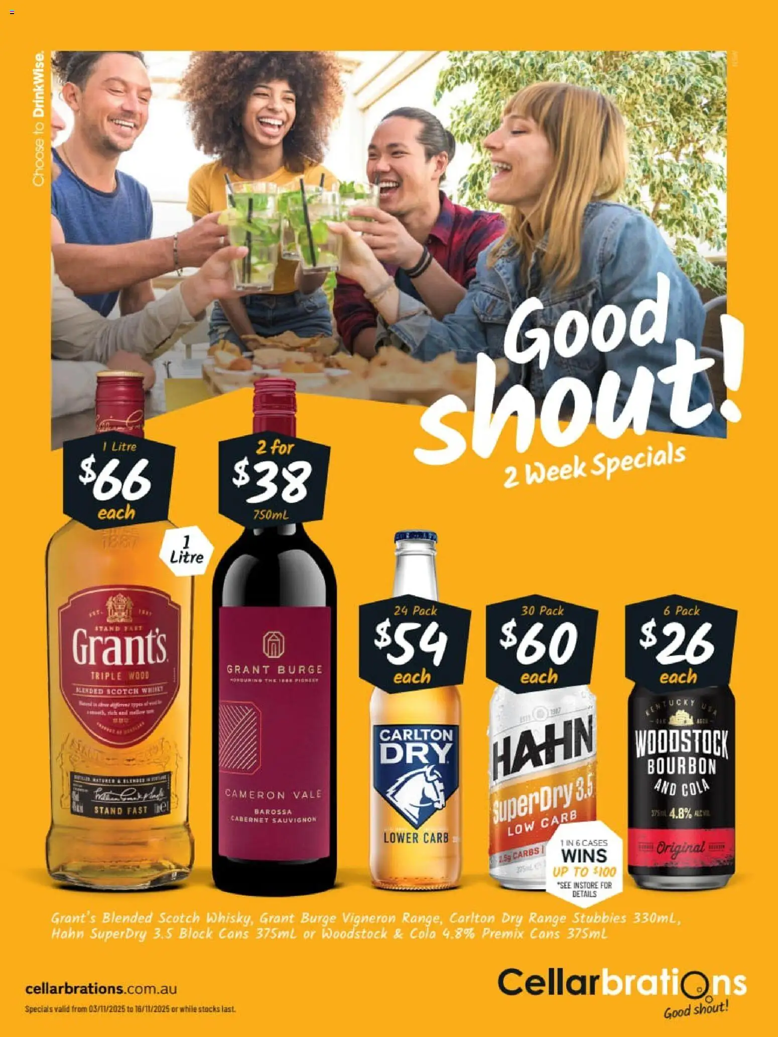 Cellarbrations Catalogue NSW - page 1- valid from 03/11/2025