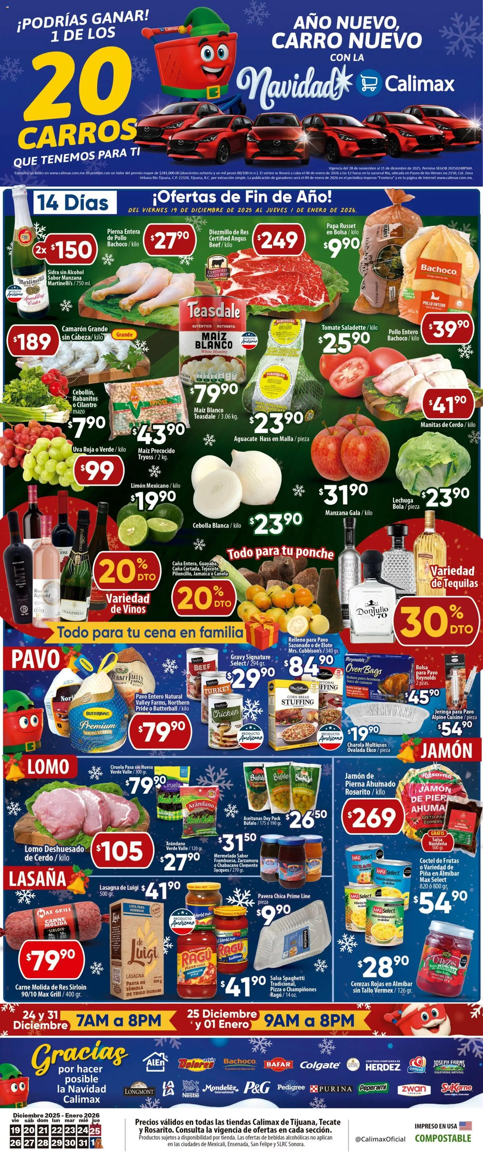 Calimax folleto Rosarito - página 1- válido desde 19/12/2025