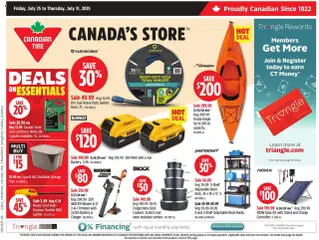 Preview Canadian Tire weekly flyer / circulaire valid from Jul 25, 2025