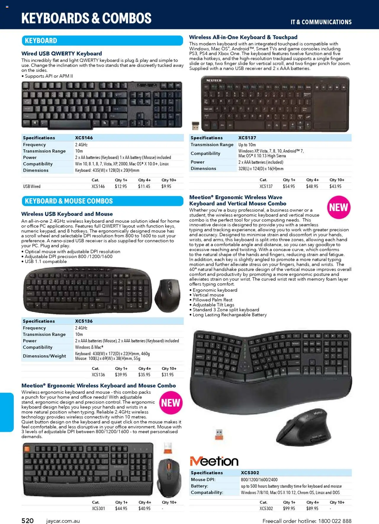 Jaycar Engineering & Scientific Catalogue 2025/2026  - page 520- valid from 09/07/2025