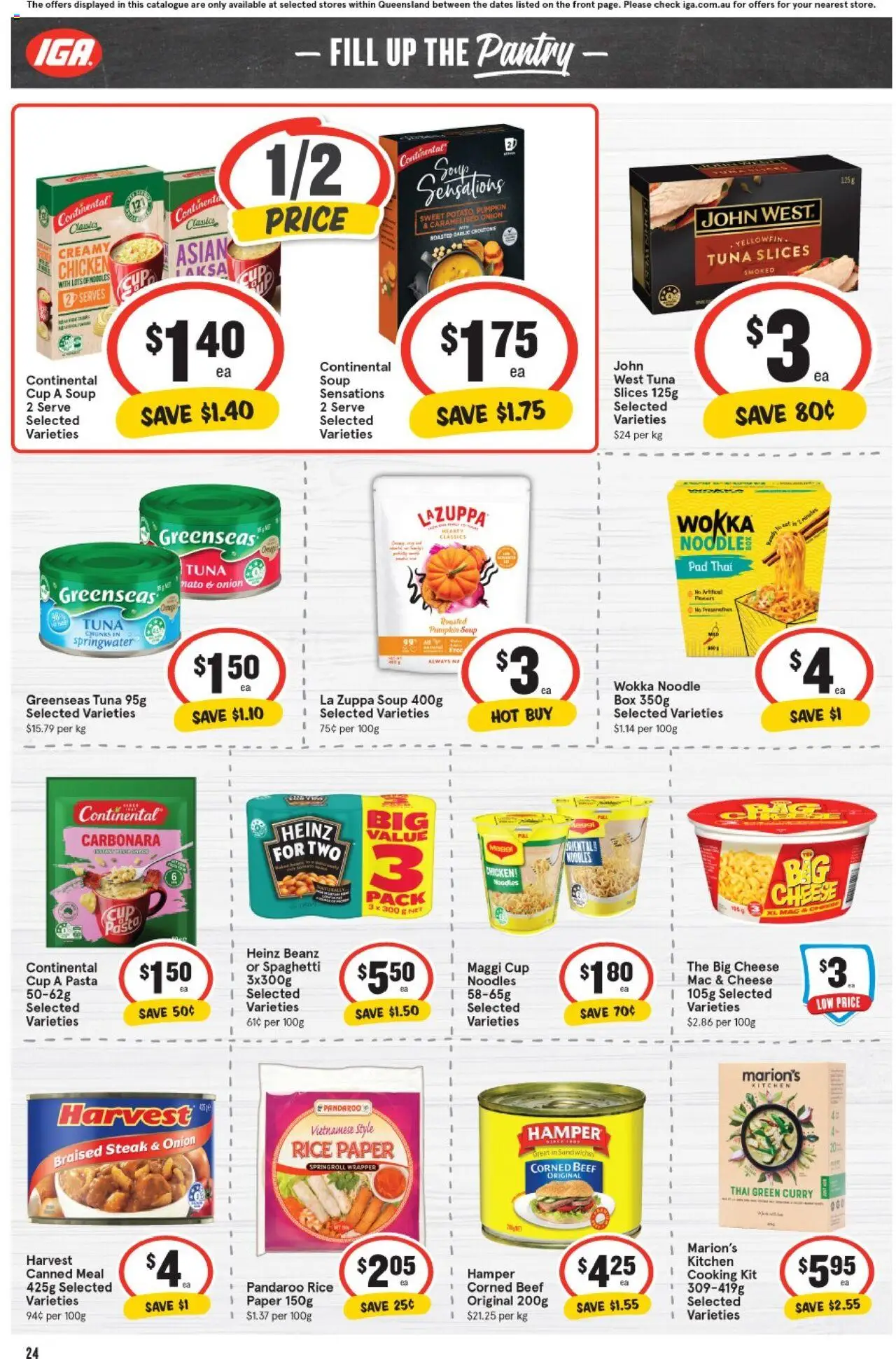 IGA Catalogue QLD - page 22- valid from 16/07/2025