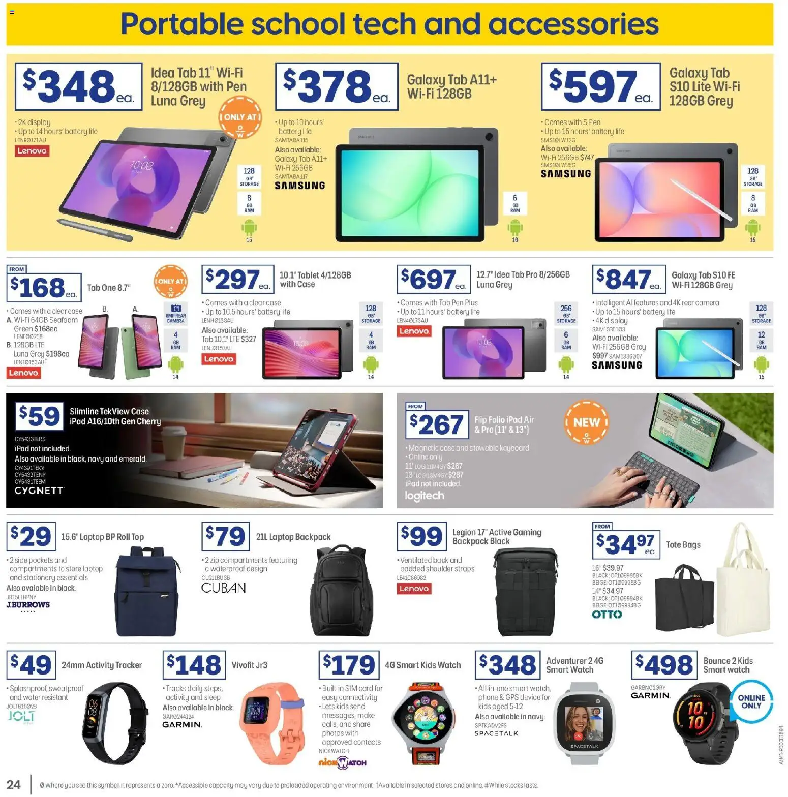 Officeworks  Catalogue  - page 24- valid from 01/01/2026