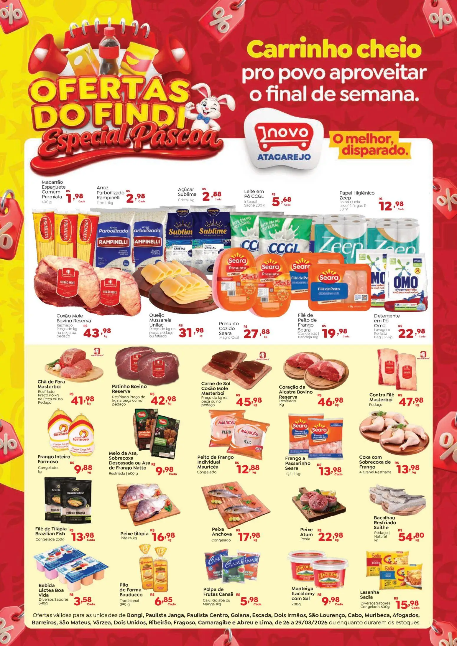 Novo Atacarejo ofertas do Findi - página 1- válido a partir de 26/03/2026
