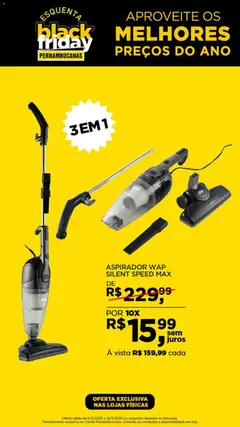 Pré-visualização Pernambucanas Black Friday válida a partir de 06/11/2025