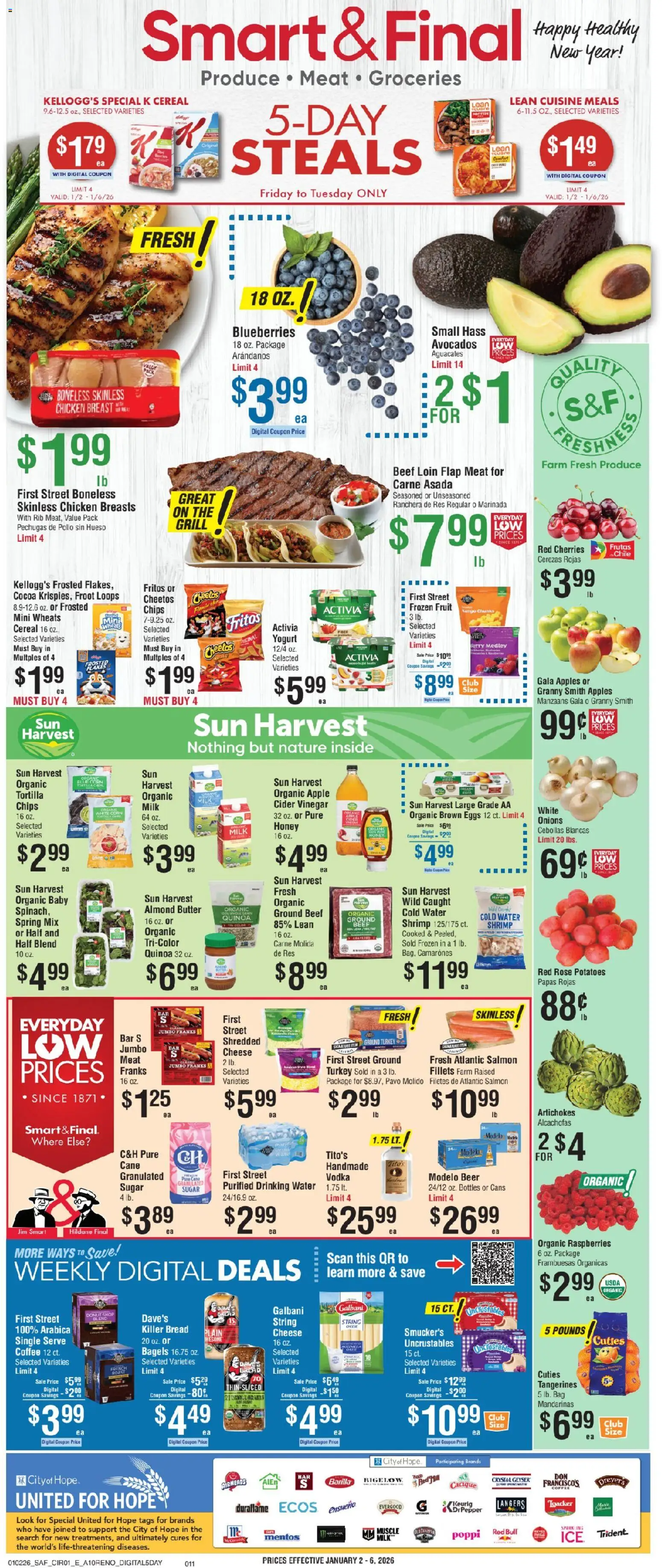 Smart & Final Weekly Ad - page 1- valid from 01/02/2026