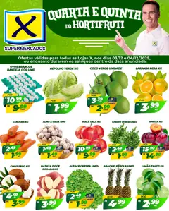 Pré-visualização X Supermercados - Ofertas Hortifruti válida a partir de 03/12/2025