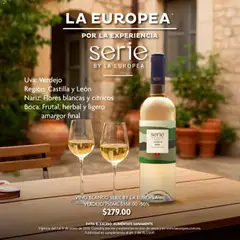 La Europea catálogo Vino Blanco Serie By Verdejo 750 ml válido desde 01/01/2026
