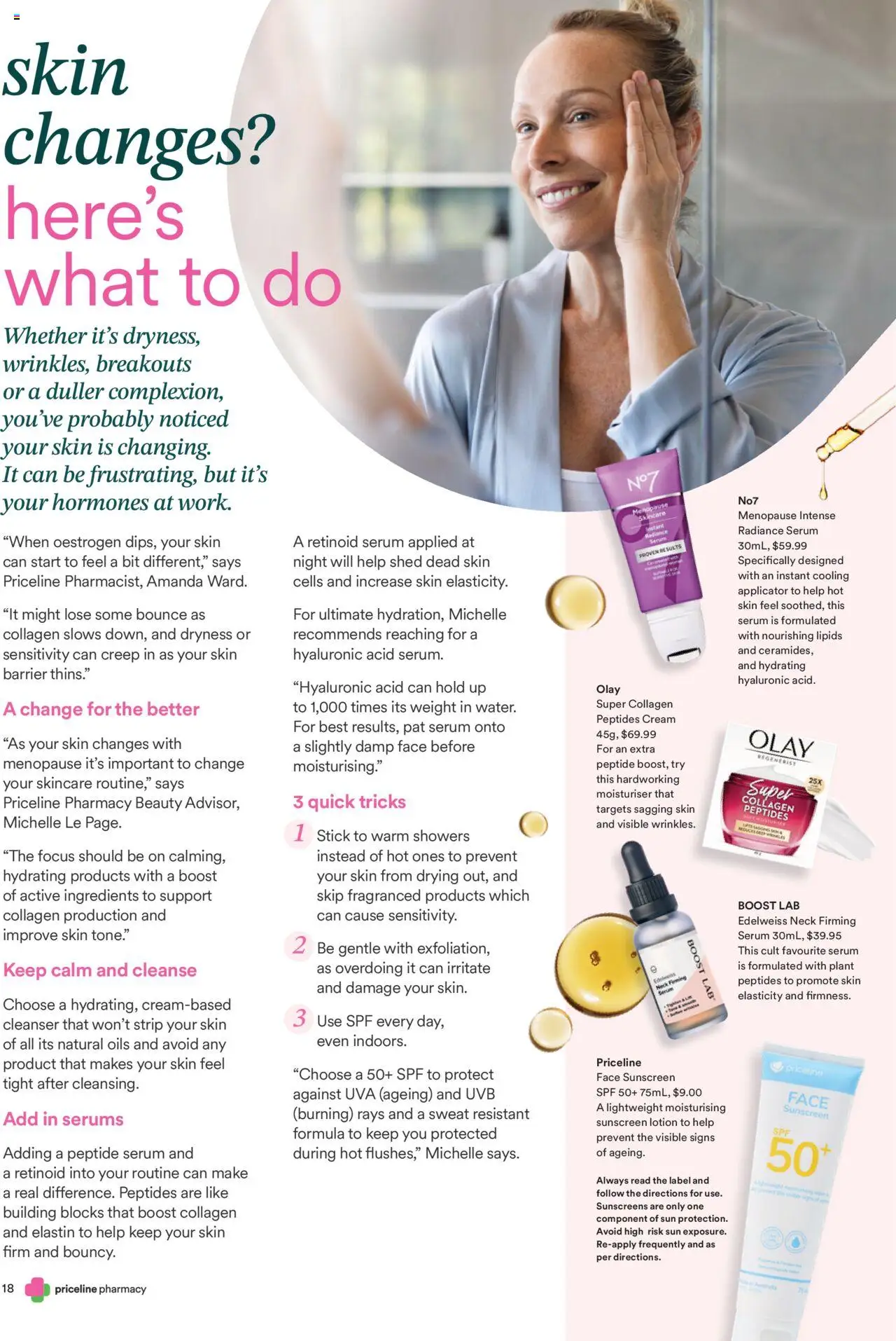 Priceline Pharmacy Anything Menopause Magazine - page 18- valid from 02/10/2025